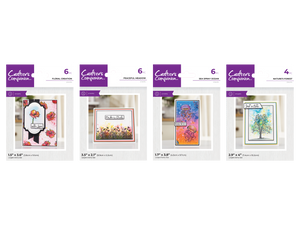 Crafter's Companion Colour Creation Clear Acrylic Stamps 4pc Collection