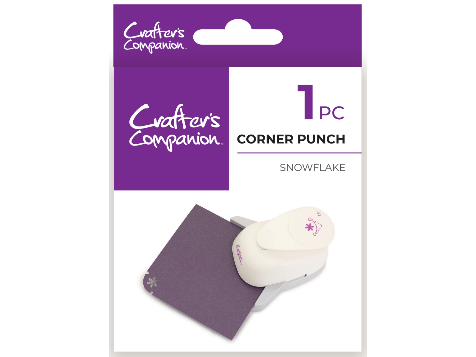 Crafters Companion – Corner Punch – Snowflake