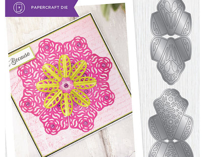 Crafter's Companion Kaleidoscope Origami Die - Flourishing Florals