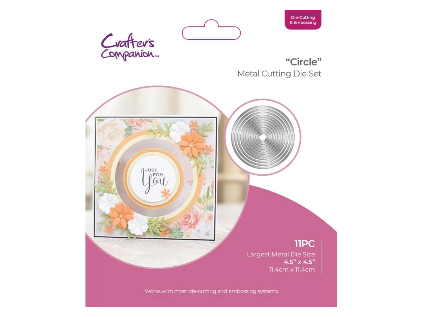 Crafters Companion - Die Cutting & Embossing – Circle Nesting Dies