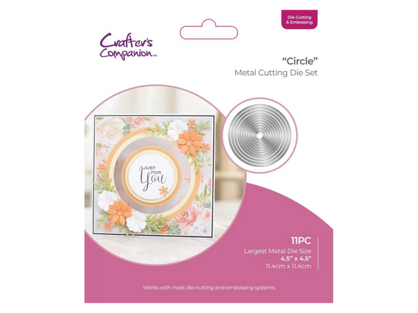 Crafters Companion - Die Cutting & Embossing – Circle Nesting Dies