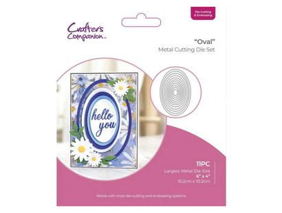 Crafters Companion - Die Cutting & Embossing – Oval Nesting Dies