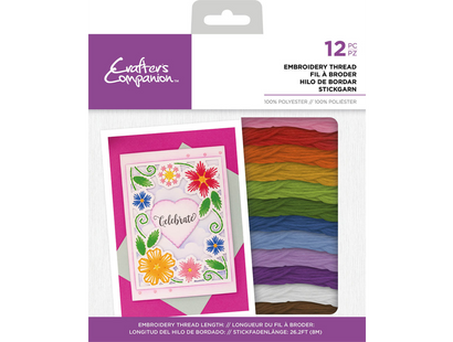 Crafter's Companion Embroidery Thread Pack - Rainbow