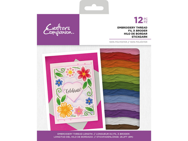 Crafter's Companion Embroidery Thread Pack - Rainbow