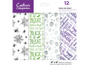 Crafters Companion  8” x 8” Luxury Foiled Acetate Pack - Trick or Treat