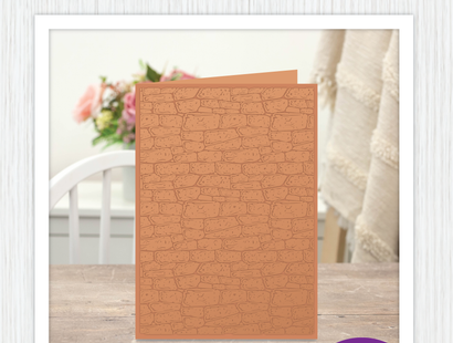 Crafter's Companion Garden Collection 2D Embossing Folder 5"x7" - Garden Wall