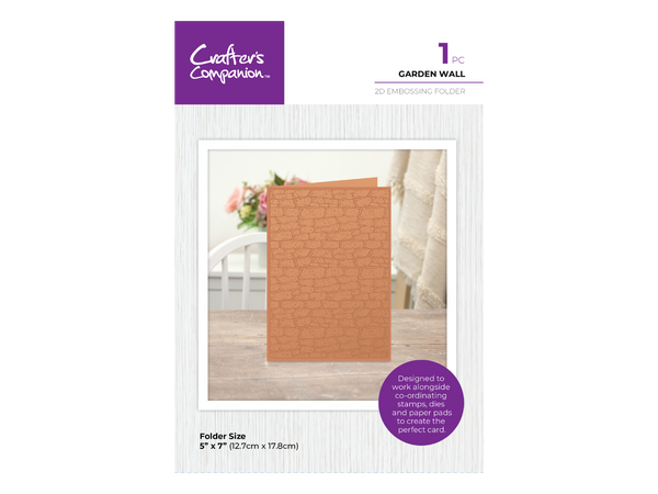 Crafter's Companion Garden Collection 2D Embossing Folder 5