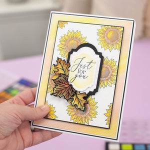 Crafter's Companion Watercolour Clear Acrylic Stamp - Just For You