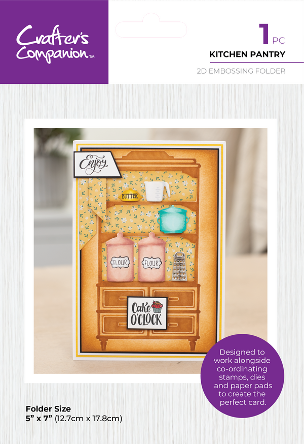 Crafter's Companion Kitchen Collection - 2D Embossing Folder 5