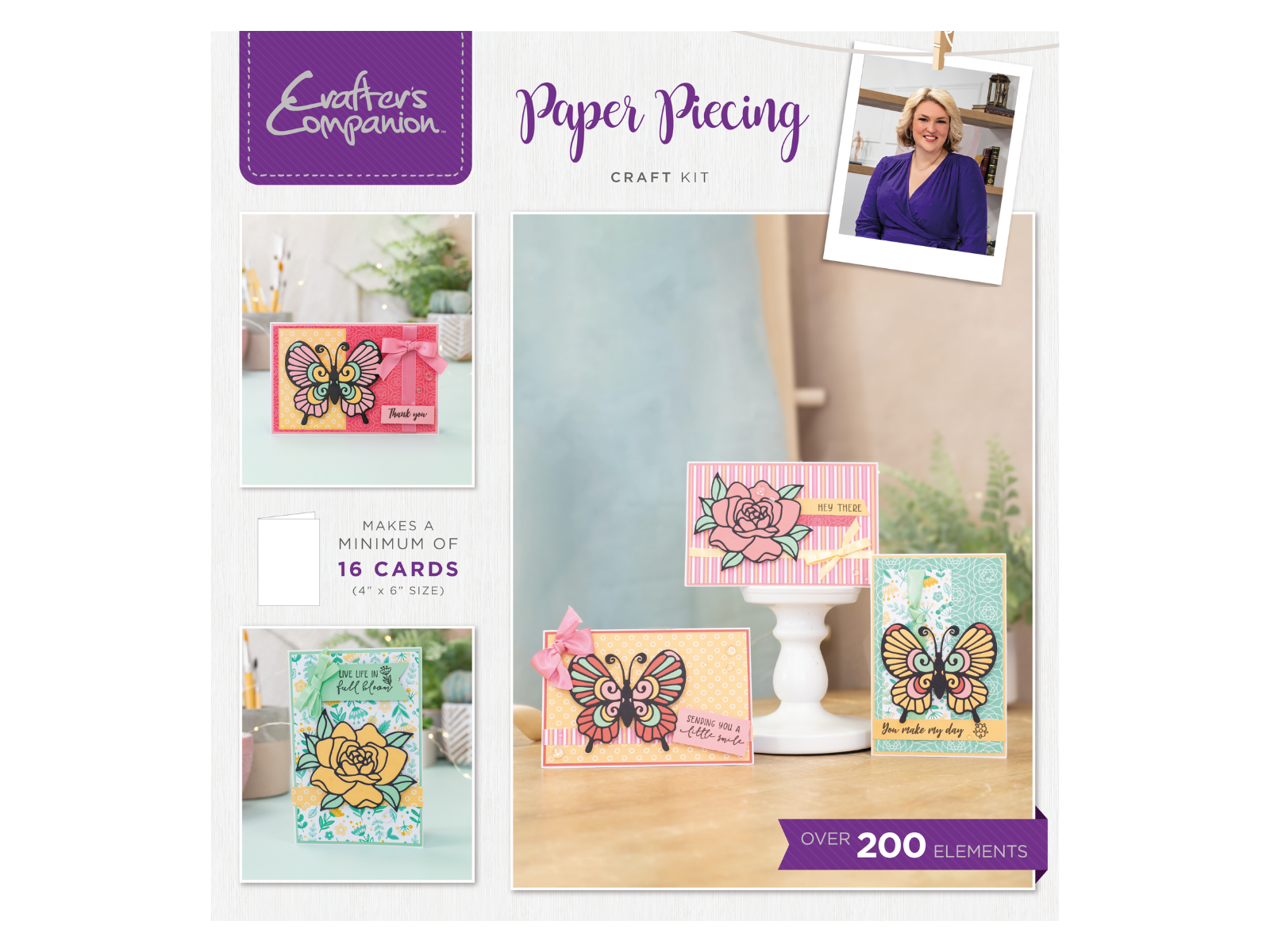 Crafters Companion Monthly Craft Kit - Paper Piecing