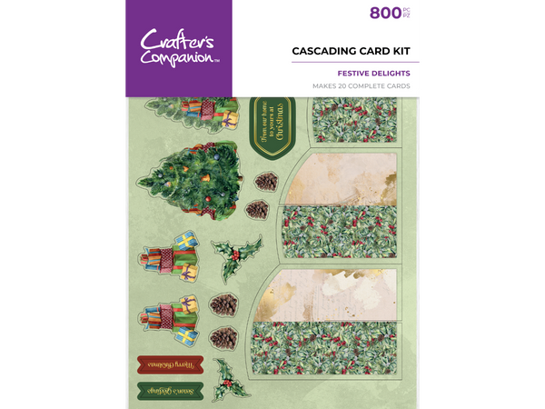 Crafter's Companion - Kits - Cascading Card Kit - Festive Delights