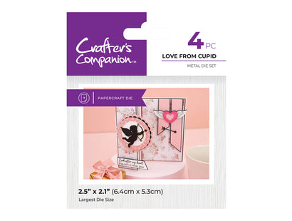 Crafter’s Companion Love is in the Air Metal Die - Love From Cupid 