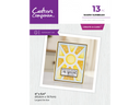 Crafter's Companion Metal Dies Create a Card - Warm Sunbeam 