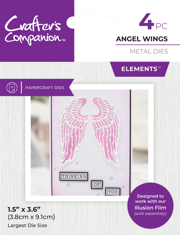 Crafter's Companion Metal Die Angel Wings