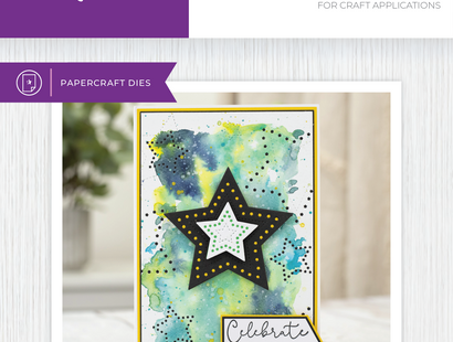 Crafter's Companion Metal Dies Elements - Decorative Nesting Stars