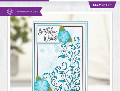 Crafter's Companion Metal Die Elements - Elegant Flourish