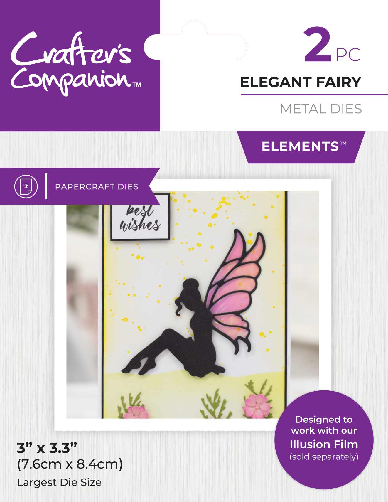 Crafter's Companion Metal Die Elegant Fairy