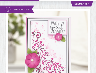 Crafter's Companion Metal Die Elements - Swirling Flourish