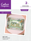 Crafter's Companion Metal Die Expression - Joyeux Noel