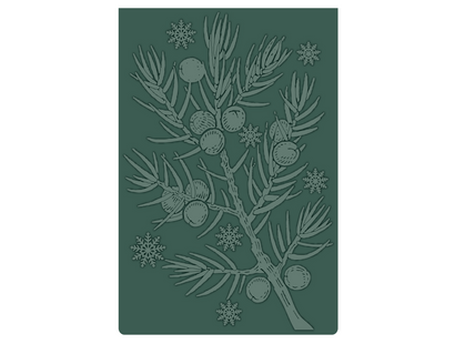 Crafter's Companion 6" x 4" Embossing Folder - Juniper Branch