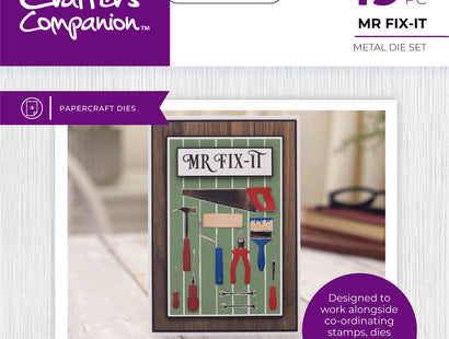 Crafter's Companion Modern Man Metal Die - Mr Fix It