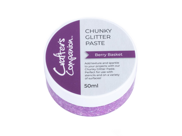 Crafter's Companion - Chunky Glitter Paste - Berry Basket