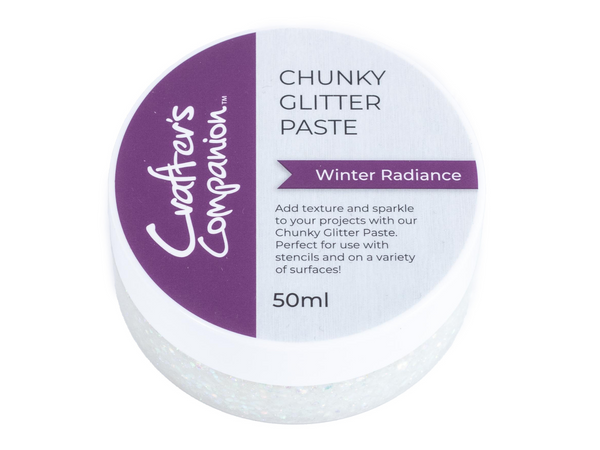 Winter Radiance Chunky White Glitter Paste