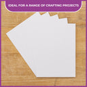 Crafters Companion - Craft Room Essentials - Mount Board 5.75 x 7.75 - White (20 Pack)