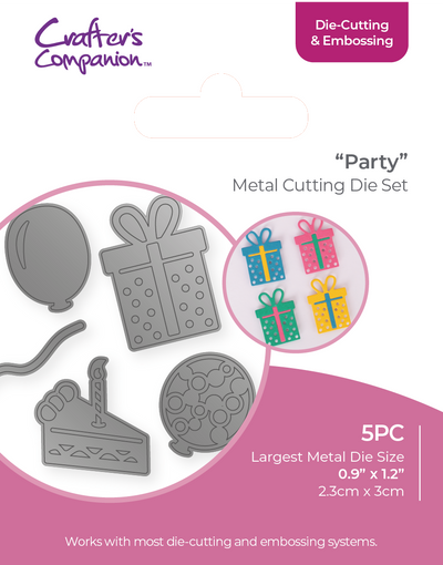 Crafters Companion - Die Cutting & Embossing - Party