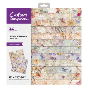 CC-12 x 12" Paper Pad - Floral Scrapbook