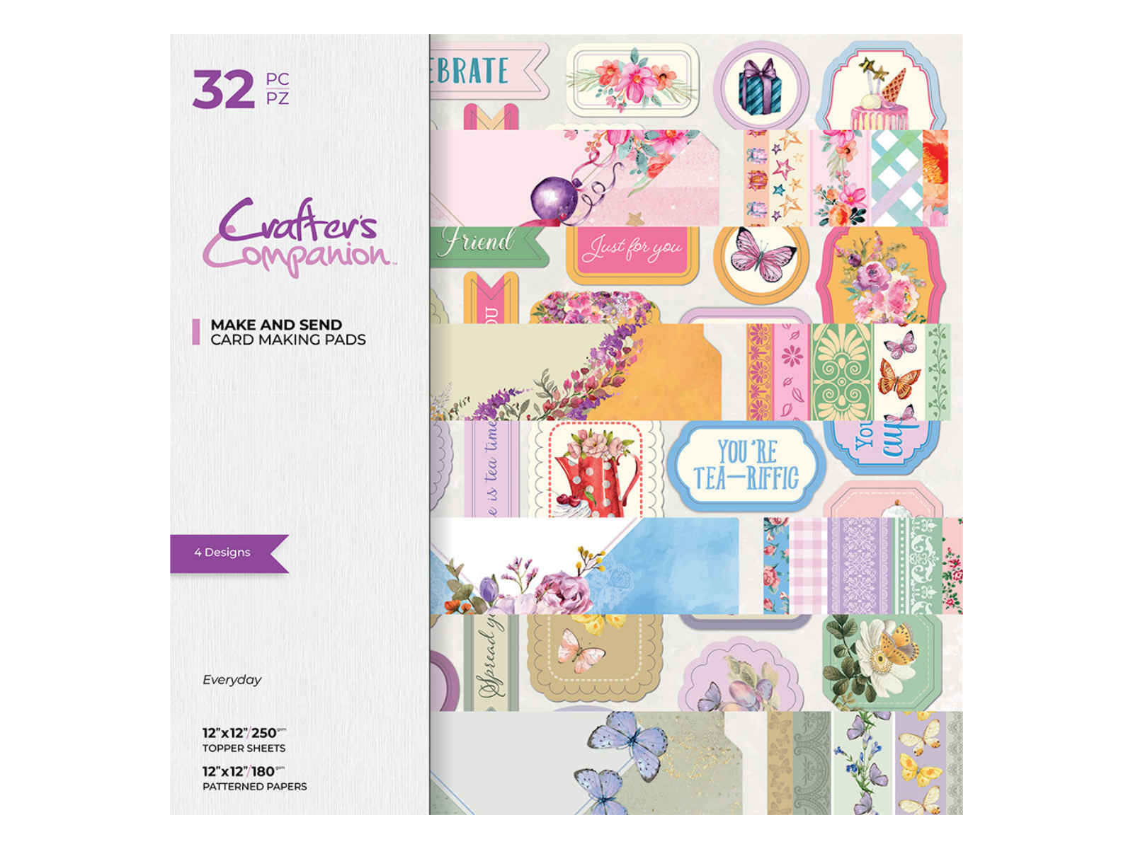 Crafter's Companion 12" x 12" Make and Send Pad - Everyday