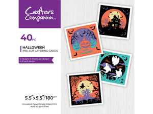 Crafters Companion 5.5" x 5.5" Pre-Cut Layering Pad - Halloween