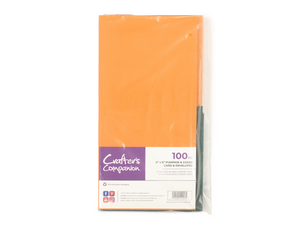 Crafter's Companion - 5"x7" Pumpkin & Green Card & Envelopes 100pc