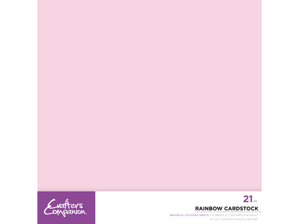 Crafters Companion – Rainbow Coloured Card - 12