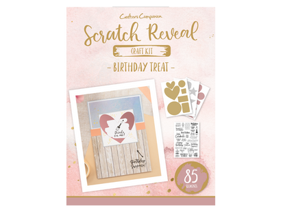 Crafters Companion - Scratch Reveal Cardmaking Kit - Birthday Treat