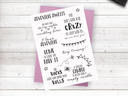 Crafter's Companion - Clear Acrylic Stamps - Busy Camping Accessories