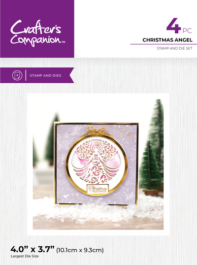 Crafters Companion Stamp and Die - Christmas Angel