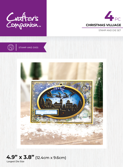 Crafters Companion Stamp and Die - Christmas Village