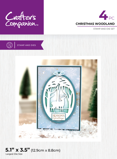 Crafters Companion Stamp and Die - Christmas Woodland