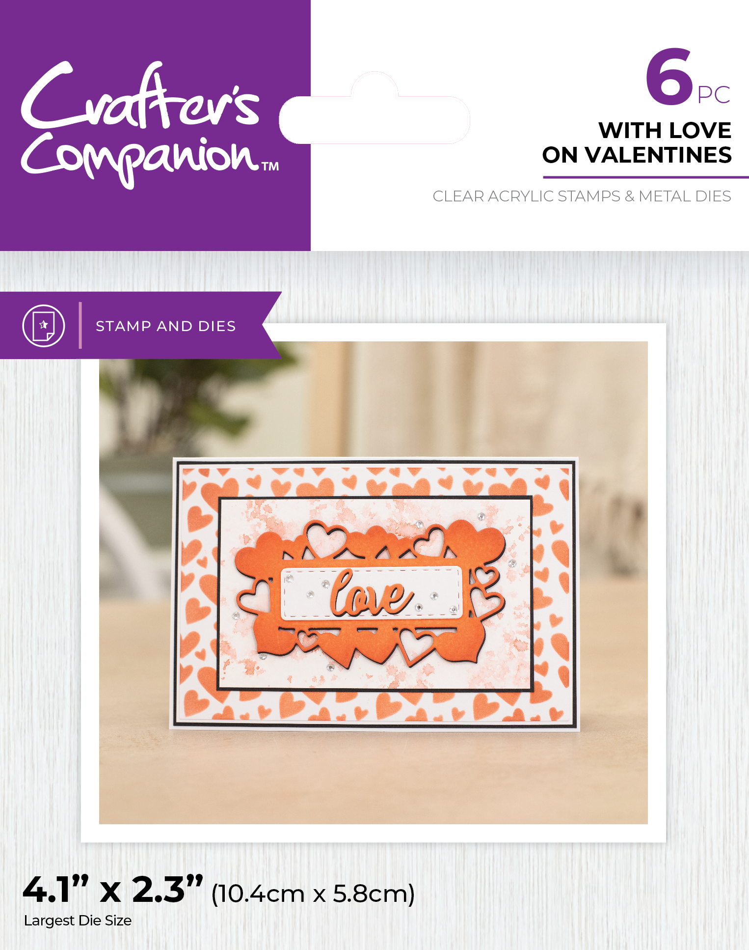 Crafter's Companion Christmas & Everyday Sentiment Frame Stamp & Dies SHOWSTOPPER Collection