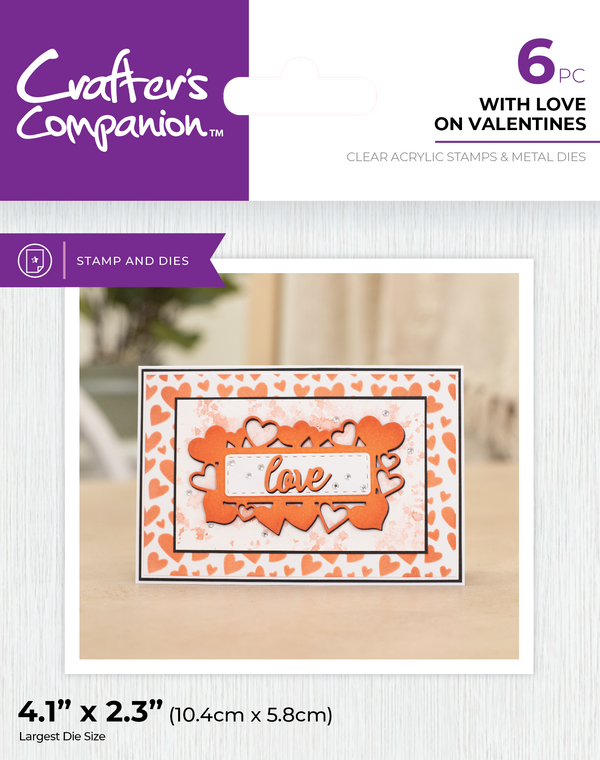 Crafter's Companion Christmas & Everyday Sentiment Frame Stamp & Dies SHOWSTOPPER Collection