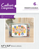 Crafter's Companion Christmas & Everyday Sentiment Frame Stamp & Dies SHOWSTOPPER Collection