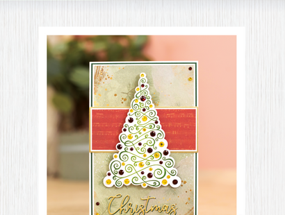 Crafter's Companion Stamp, Die and Stencil Set - Christmas Tree