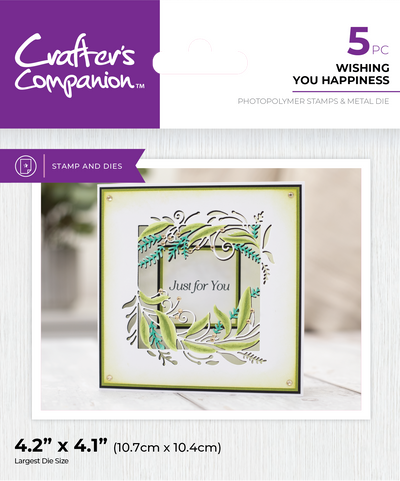 Crafter's Companion Floral Aperture Stamp & Die SHOWSTOPPER Collection