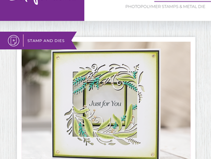 Crafter's Companion Floral Aperture Stamp & Die Collection