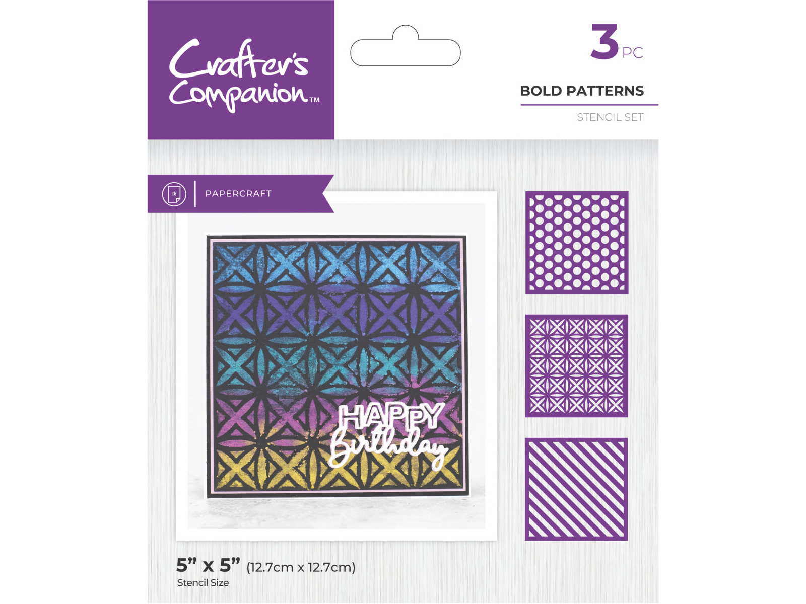 Crafter's Companion Stencils - Bold Patterns