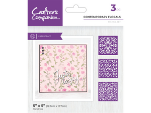 Crafter's Companion Stencils - Contemporary Florals