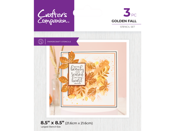 Crafter's Companion Fall Stencils Collection