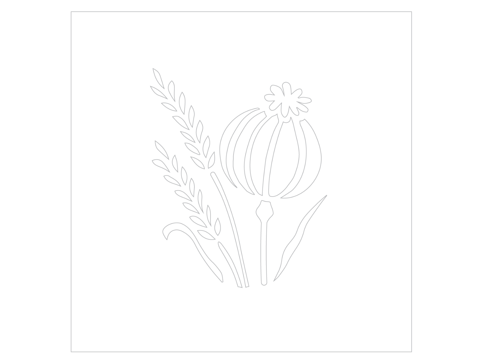 Crafter's Companion Stencil - Harvest Glory