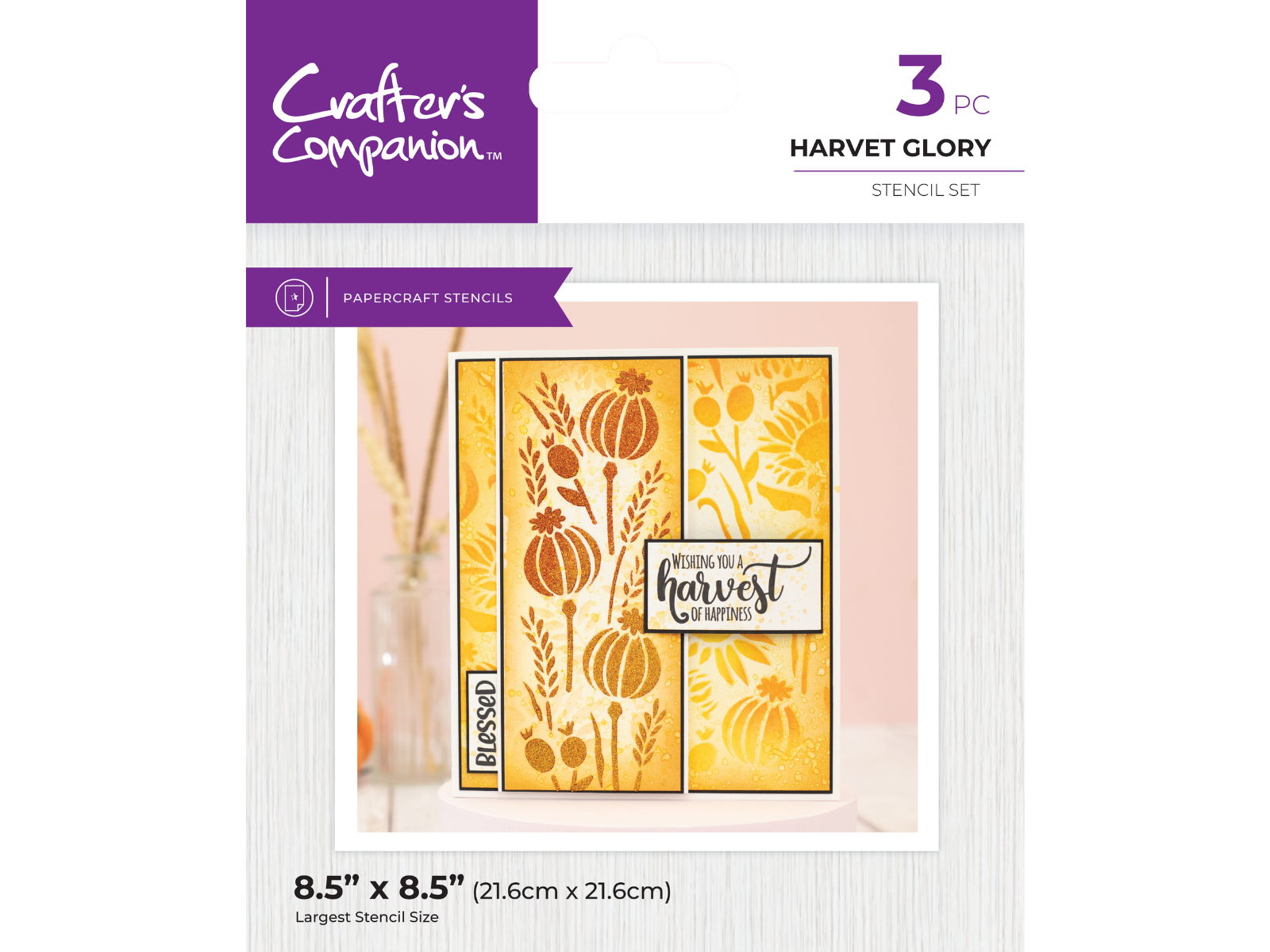 Crafter's Companion Stencil - Harvest Glory